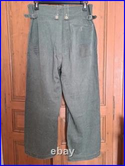 Pantalon de combat en treillis Allemand WW2 Original (2)