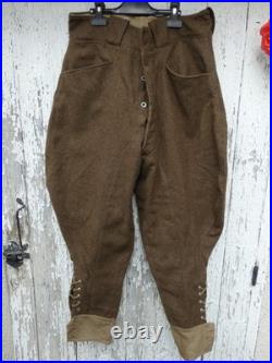 Pantalon laine culotte de cheval 39 40 soldat armée française wwii ww2