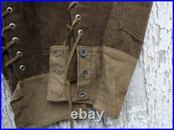 Pantalon laine culotte de cheval 39 40 soldat armée française wwii ww2