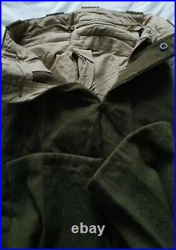 Pantalon militaire WW2 laine kaki uniforme French armée Légion TAP France 40