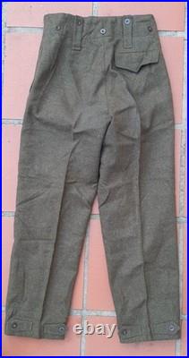 Pantalon type Battle Dress Anglais GB idéal N° 4 Commando Kieffer fab. Hollande