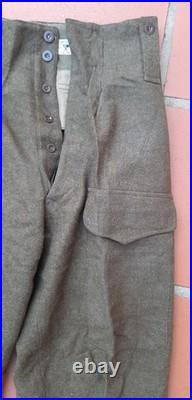 Pantalon type Battle Dress Anglais GB idéal N° 4 Commando Kieffer fab. Hollande