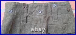 Pantalon type Battle Dress Anglais GB idéal N° 4 Commando Kieffer fab. Hollande