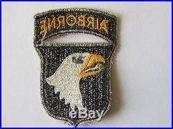 Patch 101eme Airborne Us Wwii Langue Blanche Screaming Eagle Aigle Hurleur