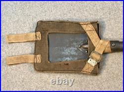 Pelle individuelle droite, étui toile type Allemand, fin de guerre, WW2