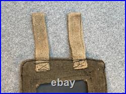 Pelle individuelle droite, étui toile type Allemand, fin de guerre, WW2