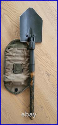 Pelle pliante M1943 WOOD 1944, avec étui premier type OD 7 BRESLEE MFG. CO. 1943