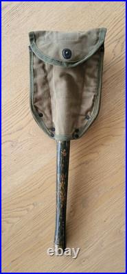 Pelle pliante M1943 WOOD 1944, avec étui premier type OD 7 BRESLEE MFG. CO. 1943