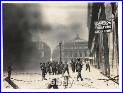Photo Originale Presse Libération Paris 1944 Seconde Guerre Mondiale Argentique