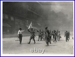 Photo Originale Presse Libération Paris 1944 Seconde Guerre Mondiale Argentique