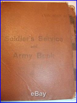 Plaque identité anglaise WW2 et livrets militaire du même soldat