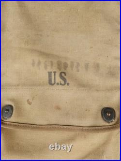 Porte-cartes Us M1938 Identifié Wwii M38 Map Case Named Original Ww2 (us Army)