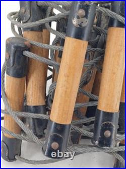 RARE échelle de chasseurs alpins de montagne Militaria WW2 acier/bois allemagne