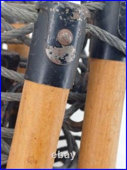 RARE échelle de chasseurs alpins de montagne Militaria WW2 acier/bois allemagne
