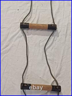 RARE échelle de chasseurs alpins de montagne Militaria WW2 acier/bois allemagne