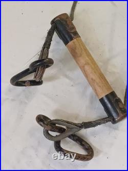 RARE échelle de chasseurs alpins de montagne Militaria WW2 acier/bois allemagne