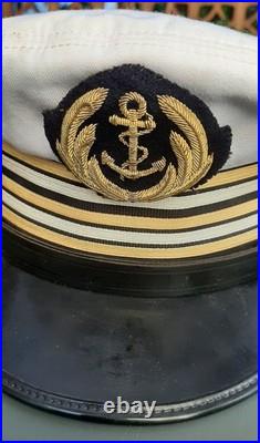 RBFM 2°DB RFM Casquette Fusilier Marin T58 Capitaine de Frégate Marine Nationale