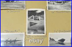 Rare Album Armée de l'air en Allemagne 1945 à Trêves, Coblence. Morane, P 47