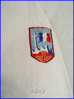 Rare Blouson De Cadre Cjf / Chantier De Jeunesse Groupe 39 Foucauld Ffi Ftp 1941