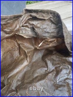 Rare Cape Anti Gaz Anglais WW2 A Restaurer Très Fragile Tissu Très Cassant