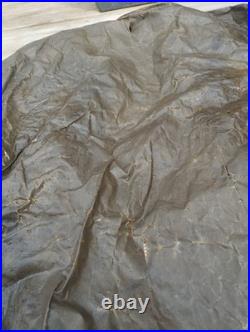 Rare Cape Anti Gaz Anglais WW2 A Restaurer Très Fragile Tissu Très Cassant
