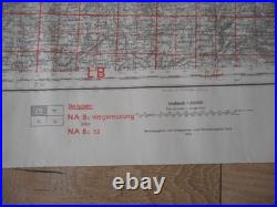 Rare Carte D Etat Major All Wh Datee 1943 Dans Le Secteur De Coutance 1944