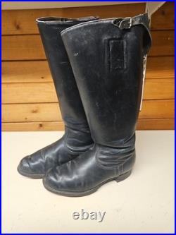 Rare Paire bottes allemandes cuir Réglementaires RZM WW2