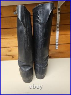 Rare Paire bottes allemandes cuir Réglementaires RZM WW2