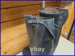 Rare Paire bottes allemandes cuir Réglementaires RZM WW2