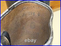 Rare Paire bottes allemandes cuir Réglementaires RZM WW2