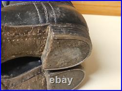 Rare Paire bottes allemandes cuir Réglementaires RZM WW2