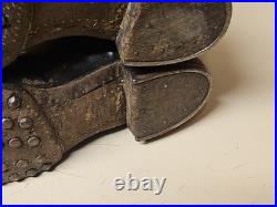 Rare Paire bottes allemandes cuir Réglementaires RZM WW2