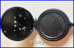 Rare, U. S. Navy Authentique Horloge Deck Clock Mark I Datee 1941 Avec Clé