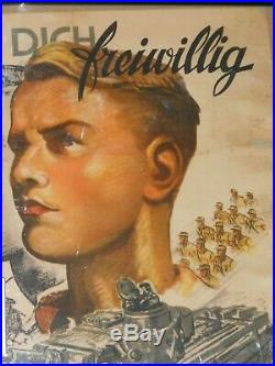 Rare affiche originale PANZER GRENADIER DIVISION FELDHERRNHALLE WW2