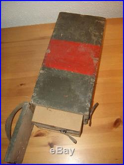 Rare caisse bois pour carton de cartouches Mauser 98K du soldat Allemand WW2