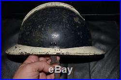 Rare casque M 1926 circulation routière milice gouvernement 1940/1944