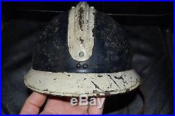 Rare casque M 1926 circulation routière milice gouvernement 1940/1944