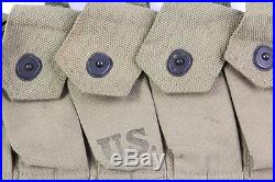 Rare ceinture expérimentale porte-grenades US ARMY WW2 (matériel original)