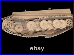 Rare char TIGRE 1 d'instruction en bois 1/20 allemagne ww2 original NO COPY