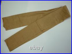 Rare cravate réglementaire de calicot de coton kaki sable modèle 1930 ww2