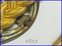 Rare insigne de casque Chasseurs 1 er BCP A B Paris émaillée jaune WW2