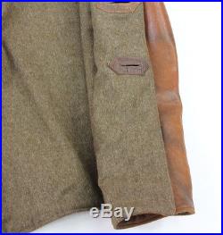 Rare leather jerkin camouflé! 1944 Anglais WW2 (matériel original)
