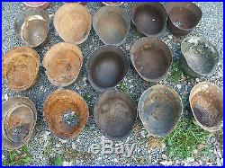 Rare lot 45 casque allemand fouille et grenier chambois 39 45 militaria