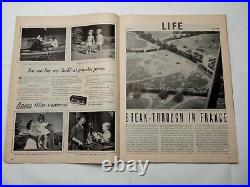 Rare magazine life de août 44 us original WW2