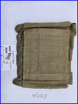 Rare porte chargeur Thompson tissus Rusco 1942 militaire militaria guerre ww2