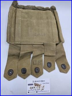 Rare porte chargeur Thompson tissus Rusco 1942 militaire militaria guerre ww2