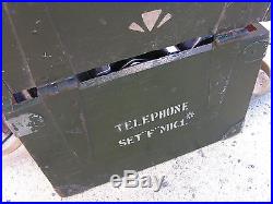 Rare telephone mk1 militaire anglais ww2 avec caisse