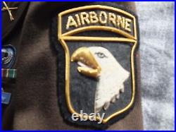 Rare uniforme militaria us ww2 101 airborne Pathfinders jacket