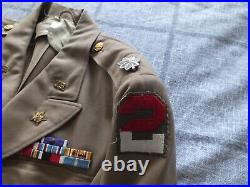 Rare uniforme militaria us ww2 original 11e division aéroportée airborne