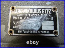 Recepteur Radio R2 Nicolas Eltz Wien Original 39-45 Heer Ww2 Landser